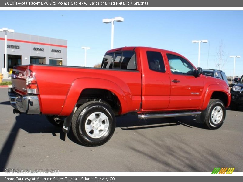 Barcelona Red Metallic / Graphite 2010 Toyota Tacoma V6 SR5 Access Cab 4x4