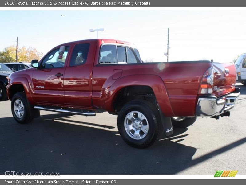 Barcelona Red Metallic / Graphite 2010 Toyota Tacoma V6 SR5 Access Cab 4x4