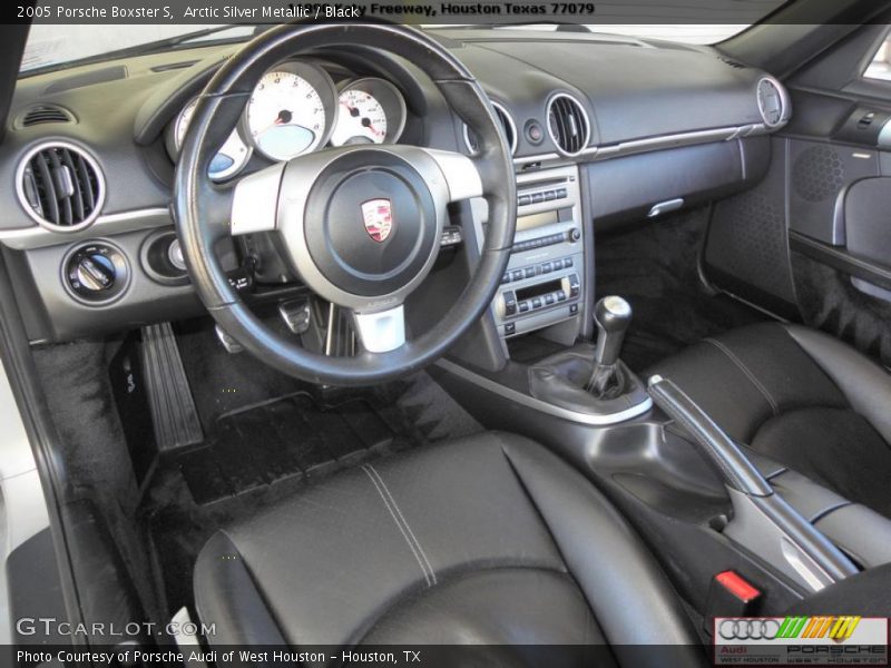 Black Interior - 2005 Boxster S 