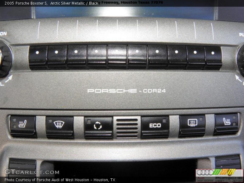 Arctic Silver Metallic / Black 2005 Porsche Boxster S