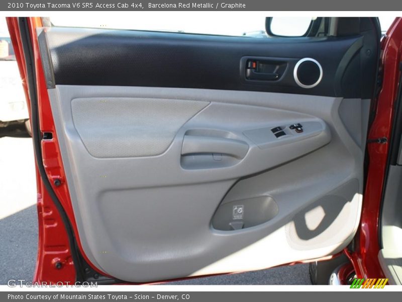 Door Panel of 2010 Tacoma V6 SR5 Access Cab 4x4