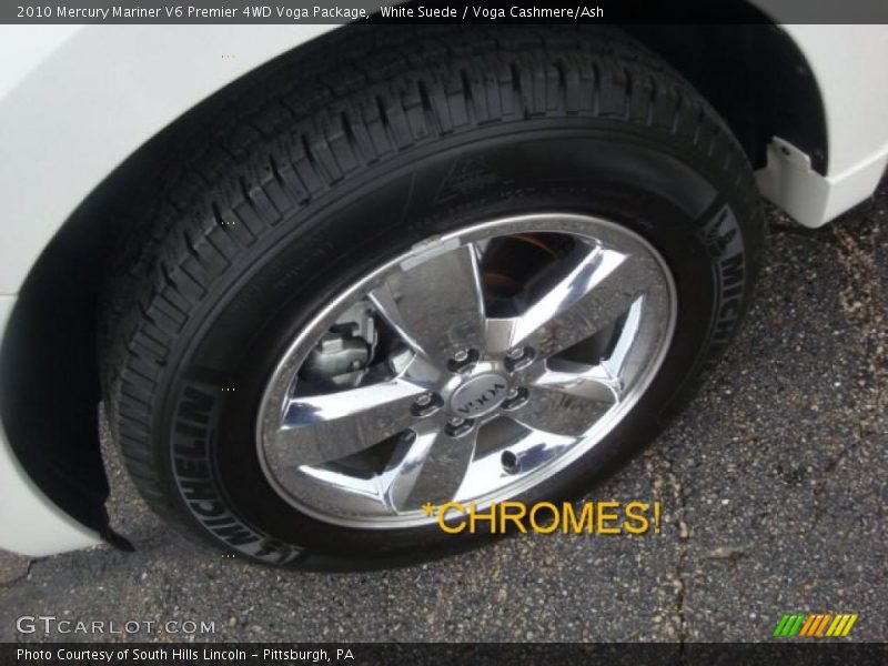 White Suede / Voga Cashmere/Ash 2010 Mercury Mariner V6 Premier 4WD Voga Package