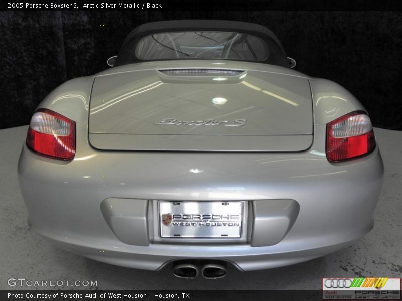 Arctic Silver Metallic / Black 2005 Porsche Boxster S