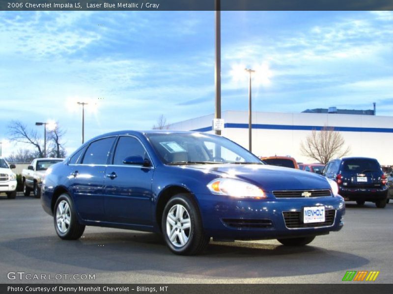 Laser Blue Metallic / Gray 2006 Chevrolet Impala LS