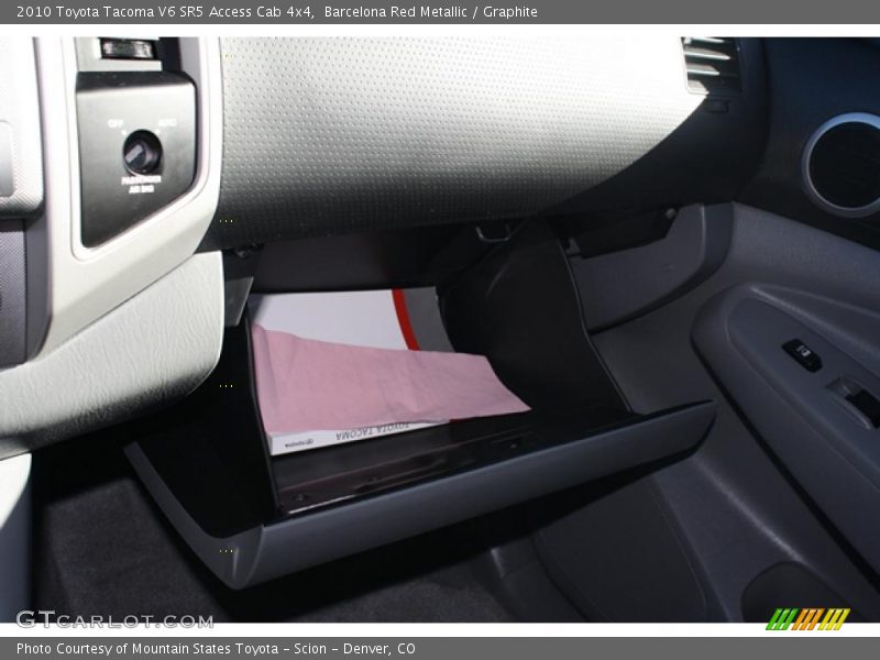 Barcelona Red Metallic / Graphite 2010 Toyota Tacoma V6 SR5 Access Cab 4x4