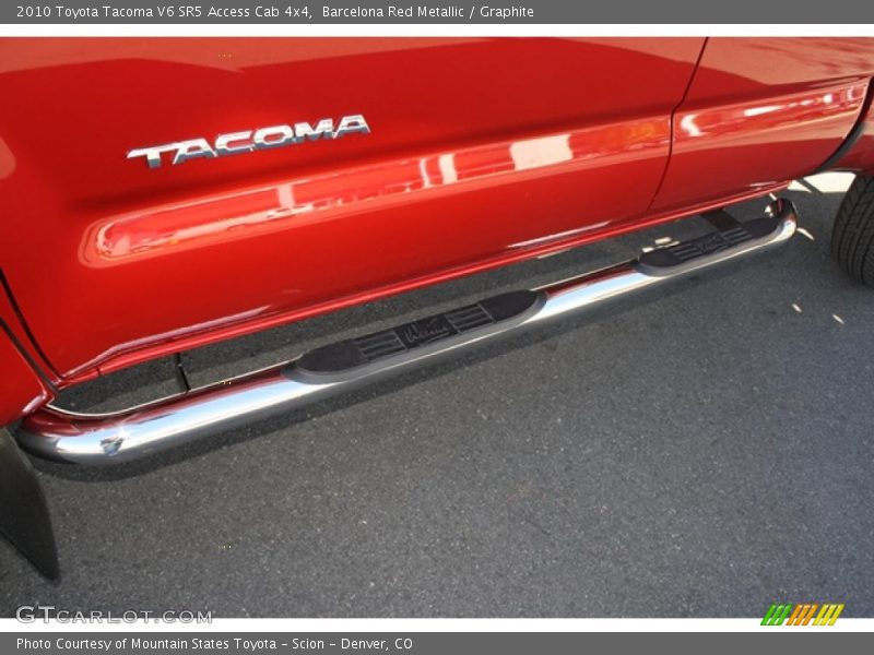 Barcelona Red Metallic / Graphite 2010 Toyota Tacoma V6 SR5 Access Cab 4x4
