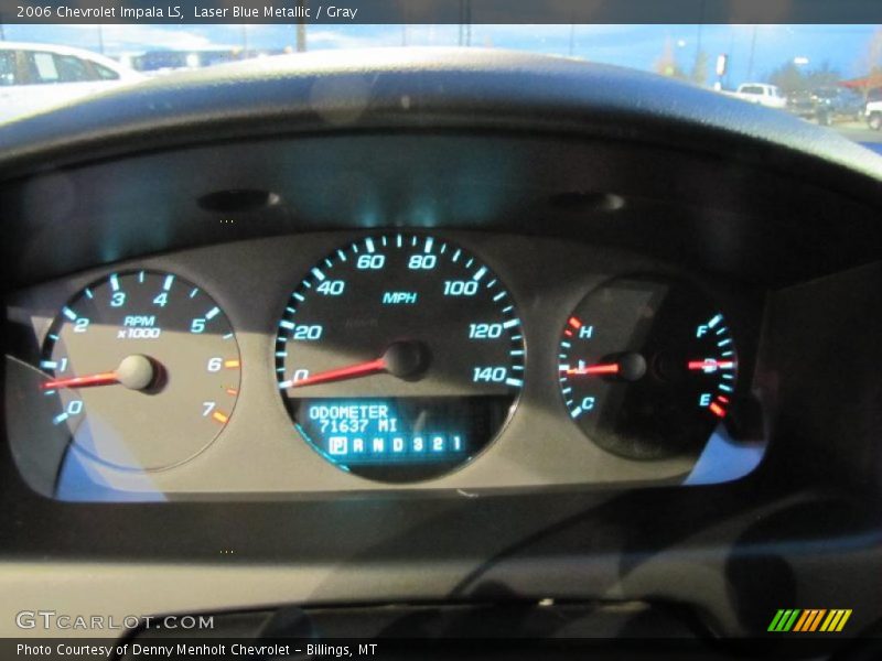 Laser Blue Metallic / Gray 2006 Chevrolet Impala LS