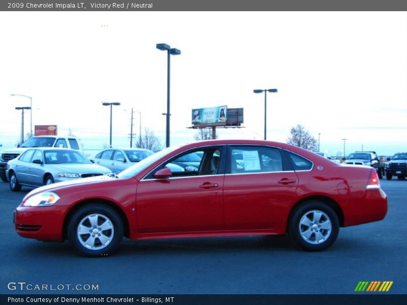 Victory Red / Neutral 2009 Chevrolet Impala LT