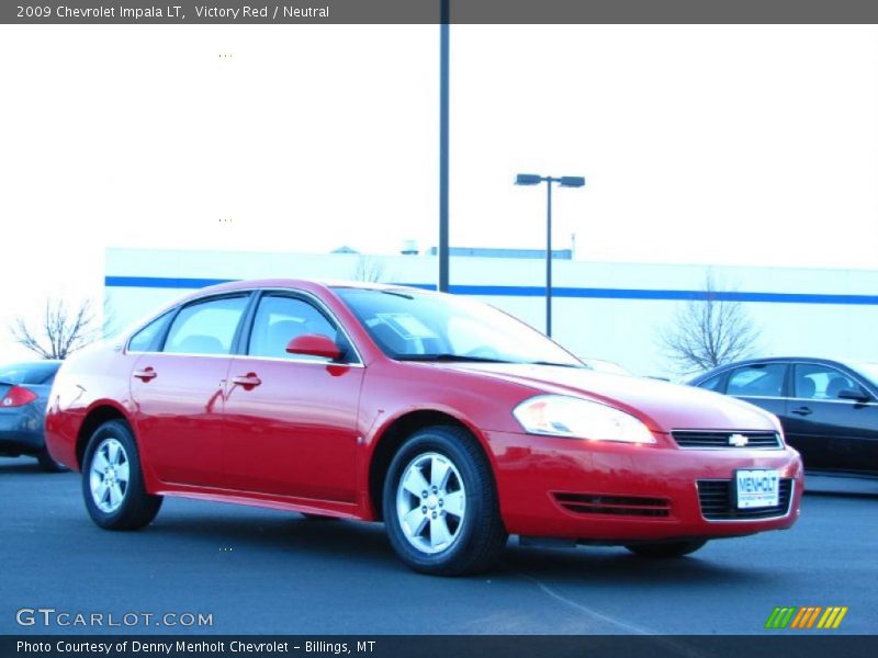 Victory Red / Neutral 2009 Chevrolet Impala LT