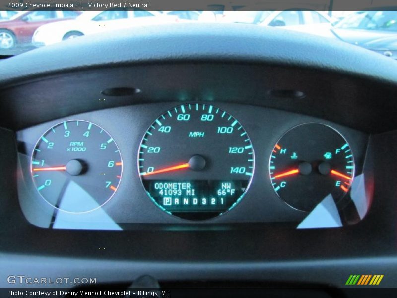 Victory Red / Neutral 2009 Chevrolet Impala LT