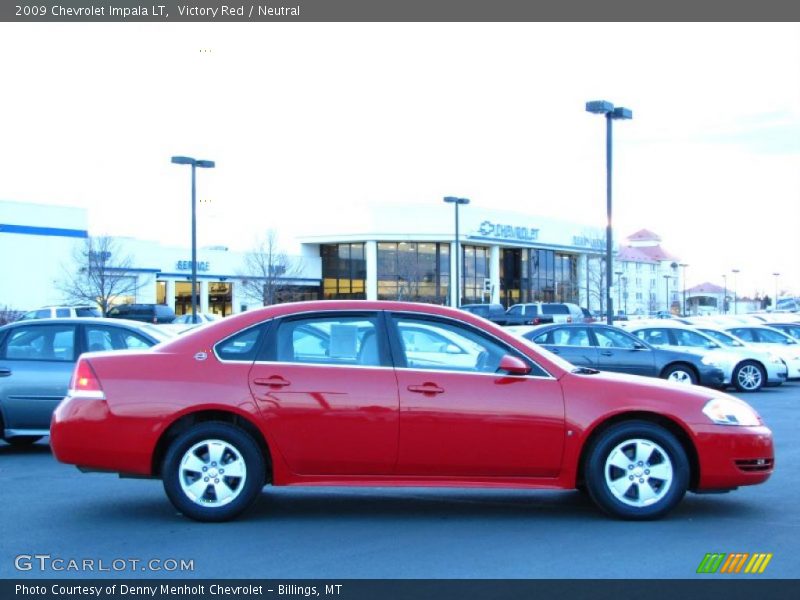 Victory Red / Neutral 2009 Chevrolet Impala LT