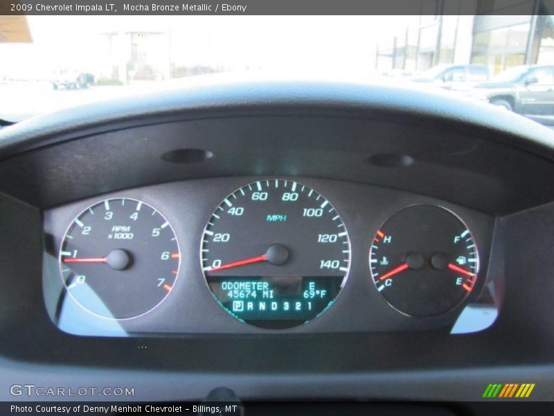 Mocha Bronze Metallic / Ebony 2009 Chevrolet Impala LT