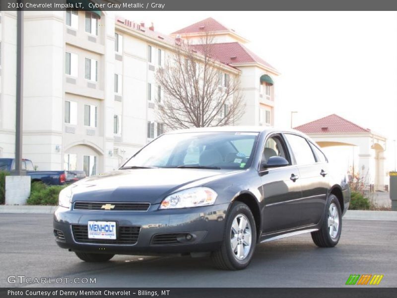 Cyber Gray Metallic / Gray 2010 Chevrolet Impala LT