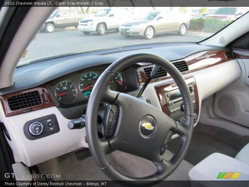 Cyber Gray Metallic / Gray 2010 Chevrolet Impala LT