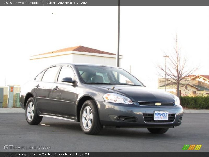 Cyber Gray Metallic / Gray 2010 Chevrolet Impala LT