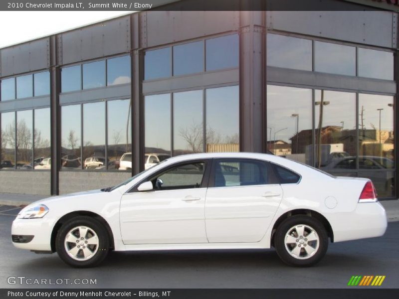 Summit White / Ebony 2010 Chevrolet Impala LT