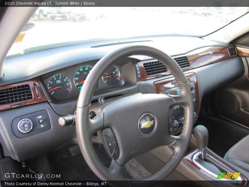 Summit White / Ebony 2010 Chevrolet Impala LT