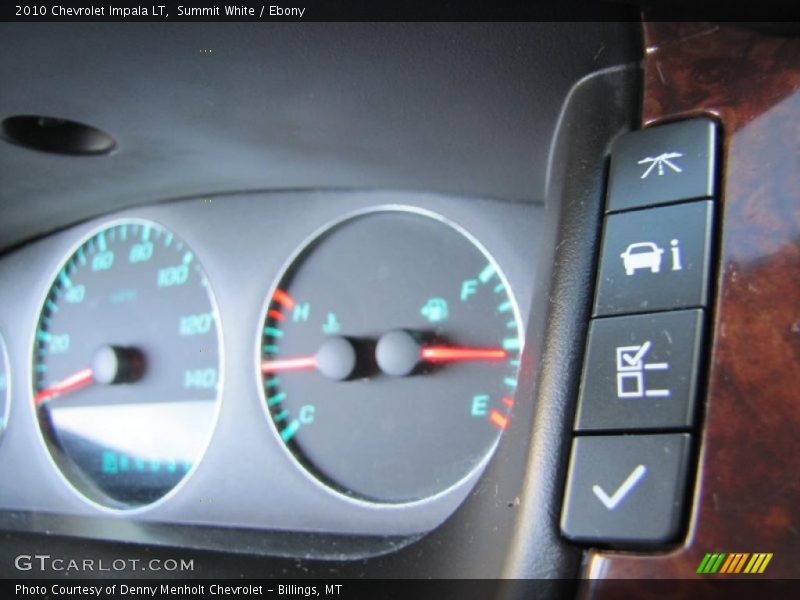 Summit White / Ebony 2010 Chevrolet Impala LT