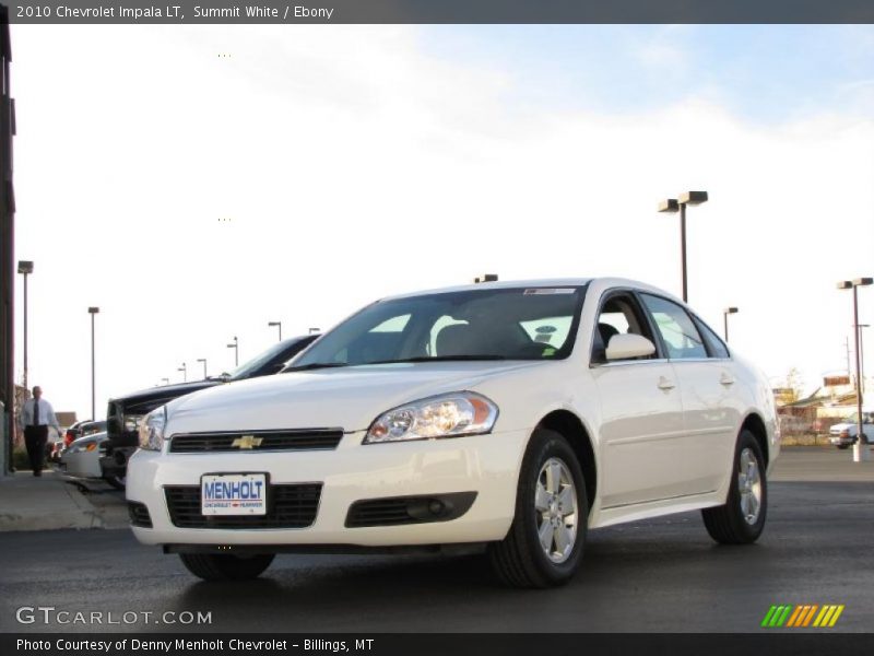 Summit White / Ebony 2010 Chevrolet Impala LT