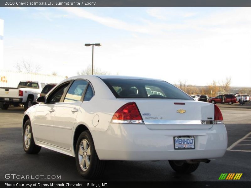 Summit White / Ebony 2010 Chevrolet Impala LT