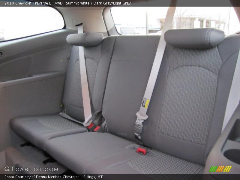 Summit White / Dark Gray/Light Gray 2010 Chevrolet Traverse LT AWD
