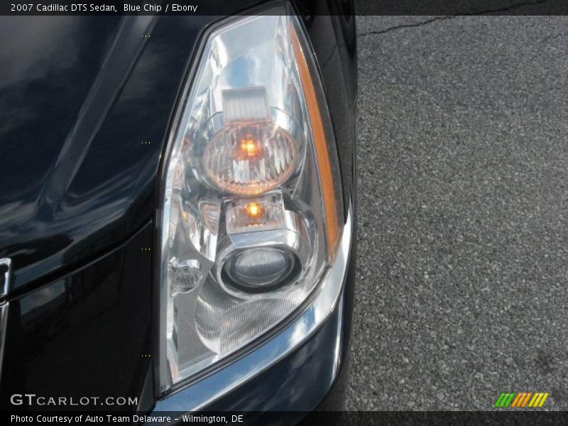 Blue Chip / Ebony 2007 Cadillac DTS Sedan