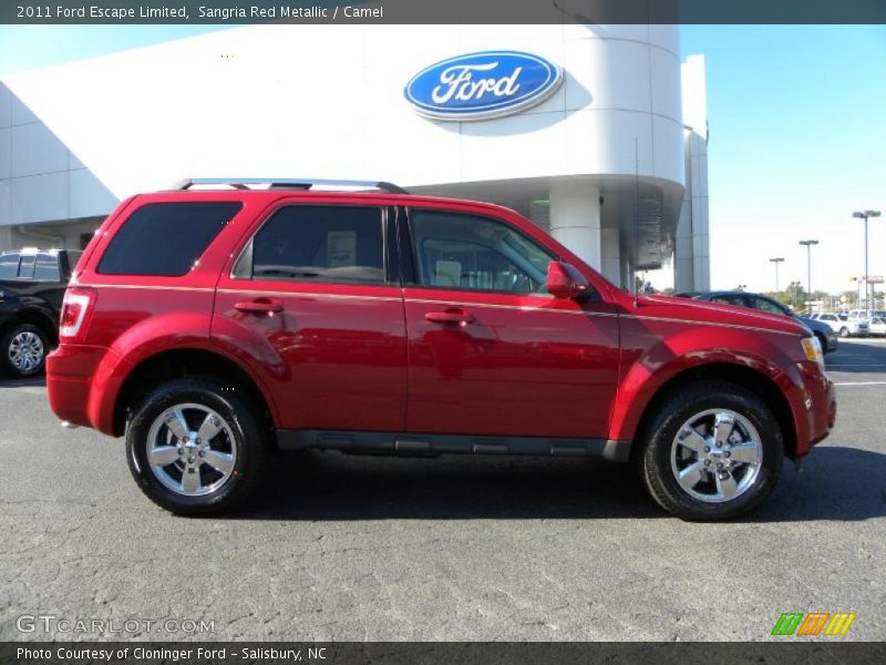  2011 Escape Limited Sangria Red Metallic