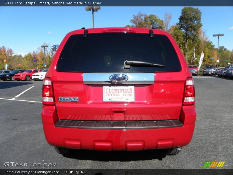 Sangria Red Metallic / Camel 2011 Ford Escape Limited