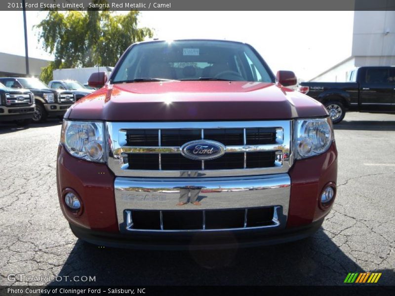 Sangria Red Metallic / Camel 2011 Ford Escape Limited