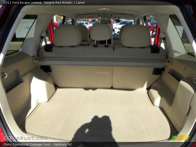  2011 Escape Limited Trunk