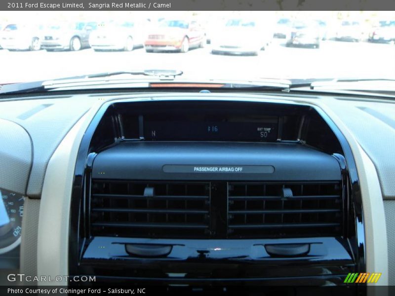 Sangria Red Metallic / Camel 2011 Ford Escape Limited