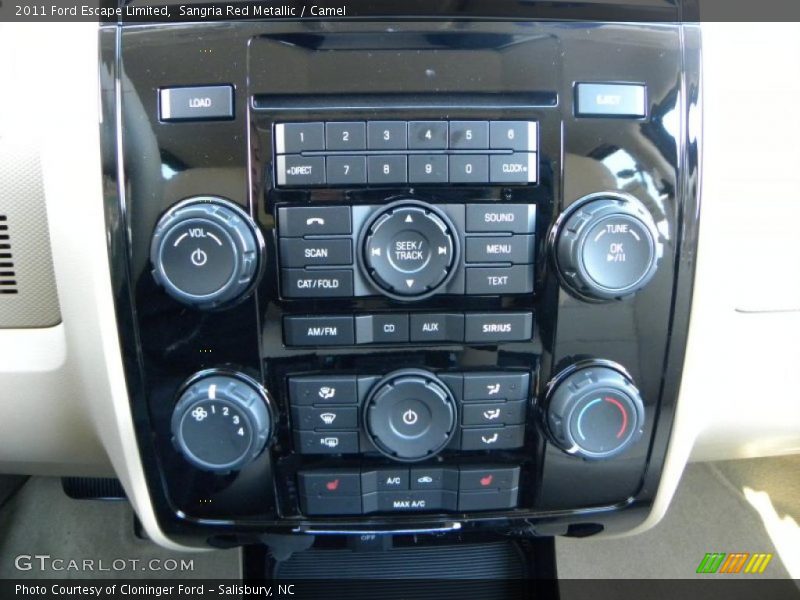 Controls of 2011 Escape Limited