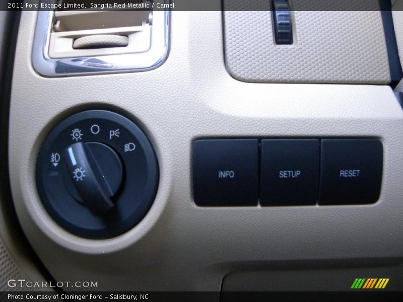 Controls of 2011 Escape Limited