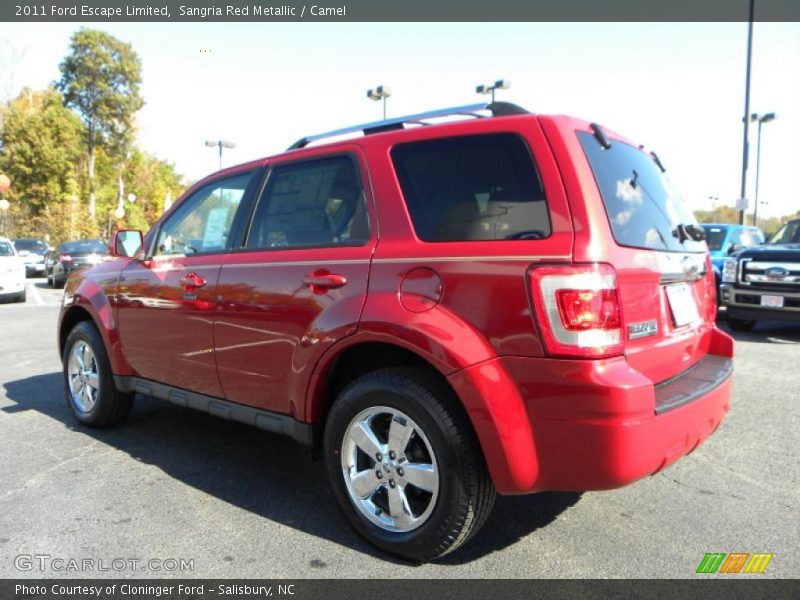  2011 Escape Limited Sangria Red Metallic