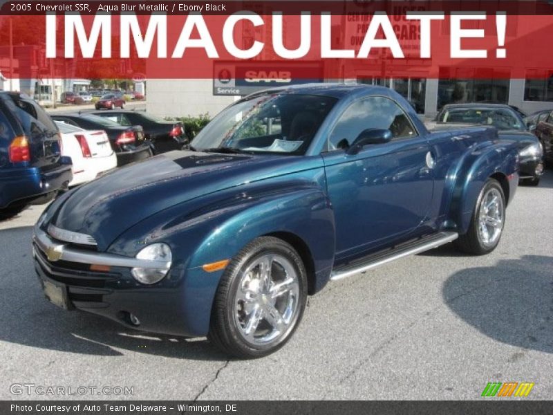 Aqua Blur Metallic / Ebony Black 2005 Chevrolet SSR