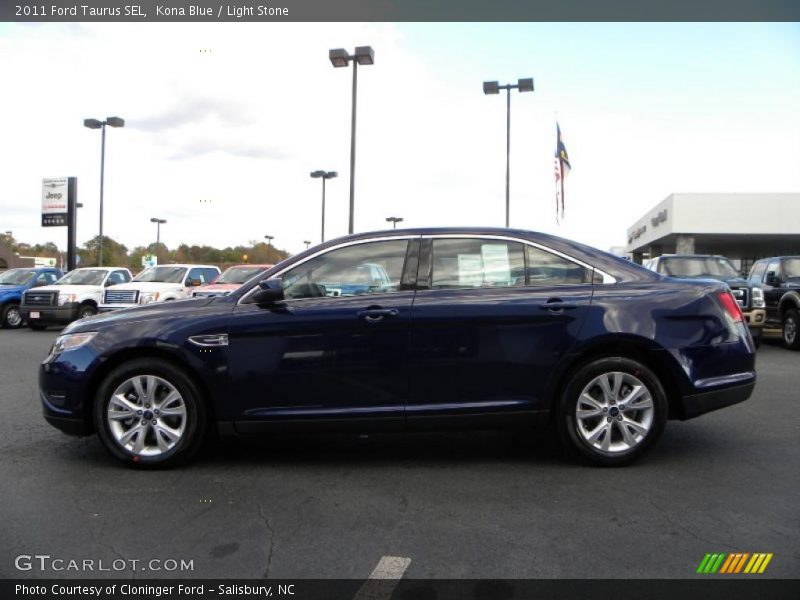 Kona Blue / Light Stone 2011 Ford Taurus SEL