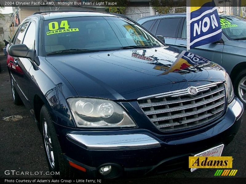 Midnight Blue Pearl / Light Taupe 2004 Chrysler Pacifica AWD