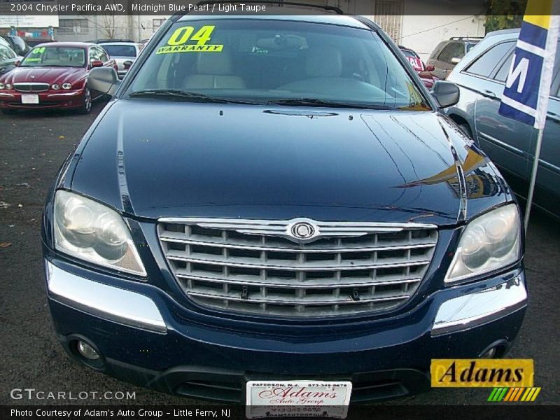 Midnight Blue Pearl / Light Taupe 2004 Chrysler Pacifica AWD