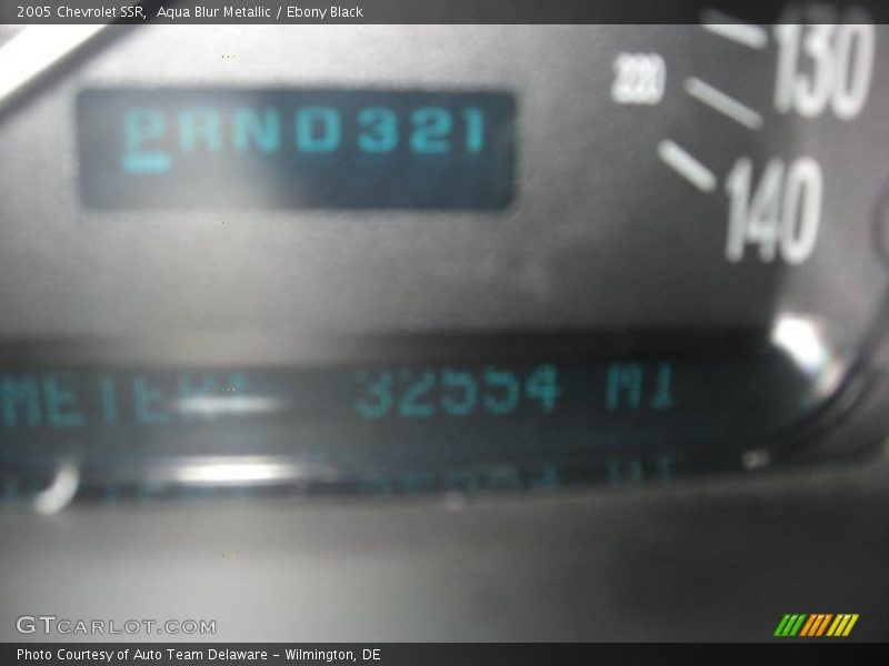 Aqua Blur Metallic / Ebony Black 2005 Chevrolet SSR