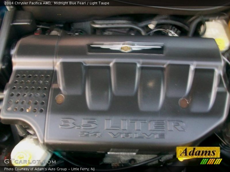 Midnight Blue Pearl / Light Taupe 2004 Chrysler Pacifica AWD