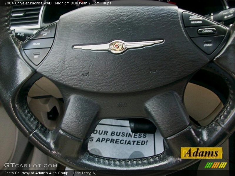 Midnight Blue Pearl / Light Taupe 2004 Chrysler Pacifica AWD