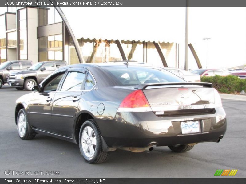 Mocha Bronze Metallic / Ebony Black 2008 Chevrolet Impala LTZ