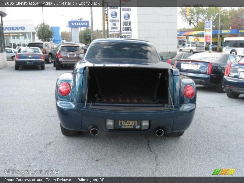 Aqua Blur Metallic / Ebony Black 2005 Chevrolet SSR