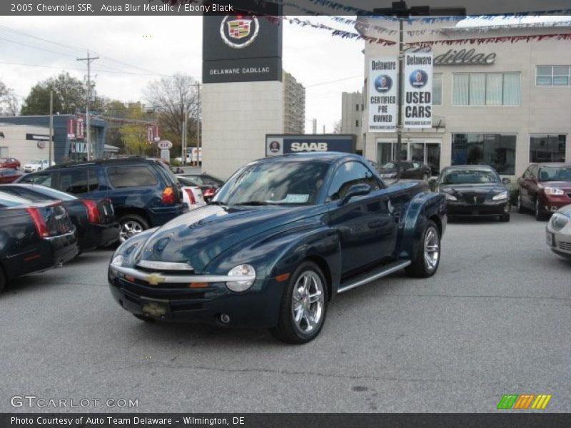 Aqua Blur Metallic / Ebony Black 2005 Chevrolet SSR