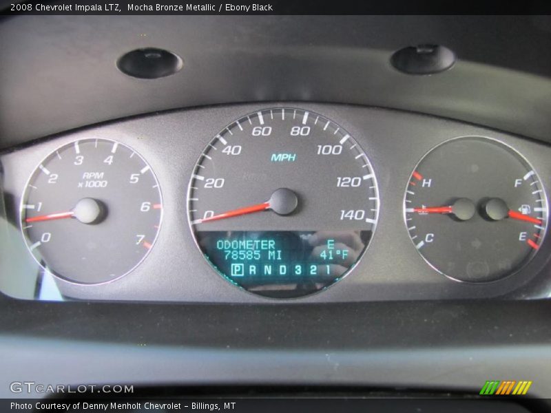  2008 Impala LTZ LTZ Gauges