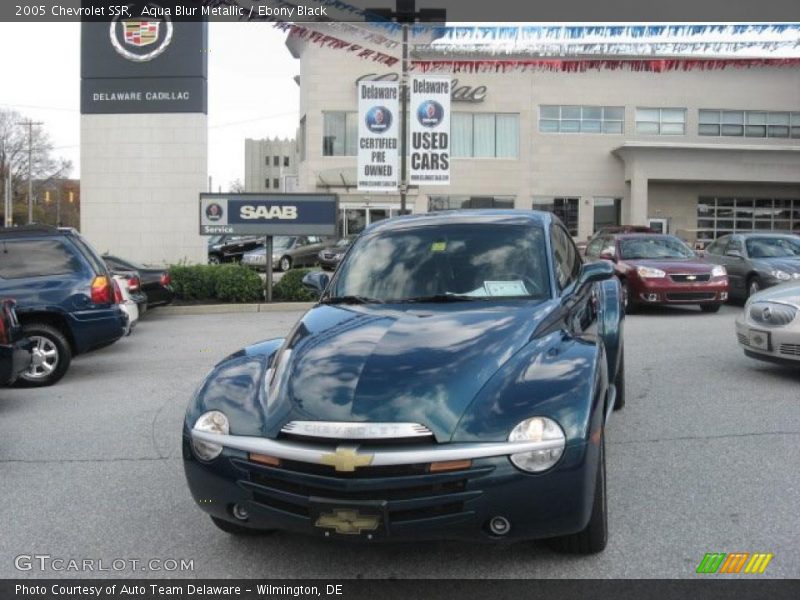 Aqua Blur Metallic / Ebony Black 2005 Chevrolet SSR