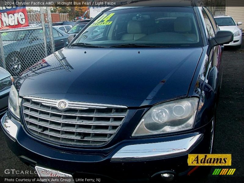 Midnight Blue Pearl / Light Taupe 2004 Chrysler Pacifica AWD