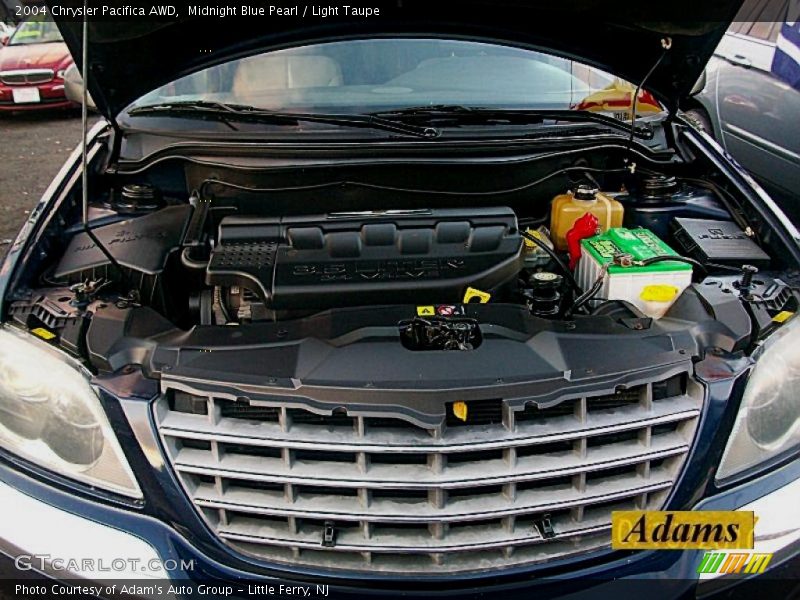 Midnight Blue Pearl / Light Taupe 2004 Chrysler Pacifica AWD