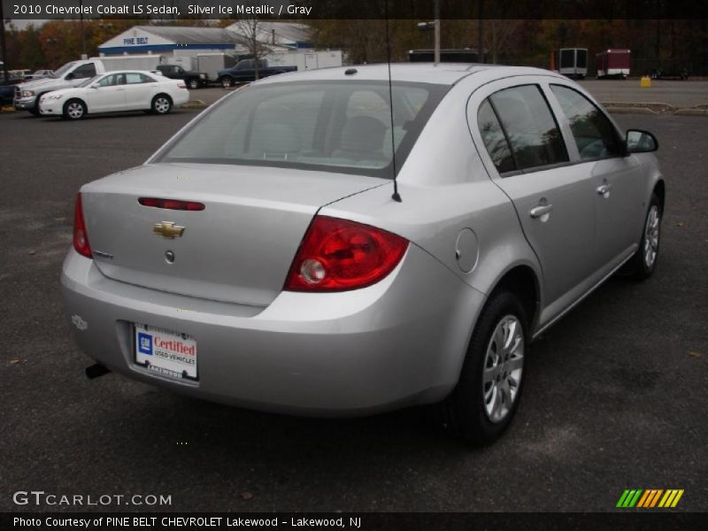 Silver Ice Metallic / Gray 2010 Chevrolet Cobalt LS Sedan