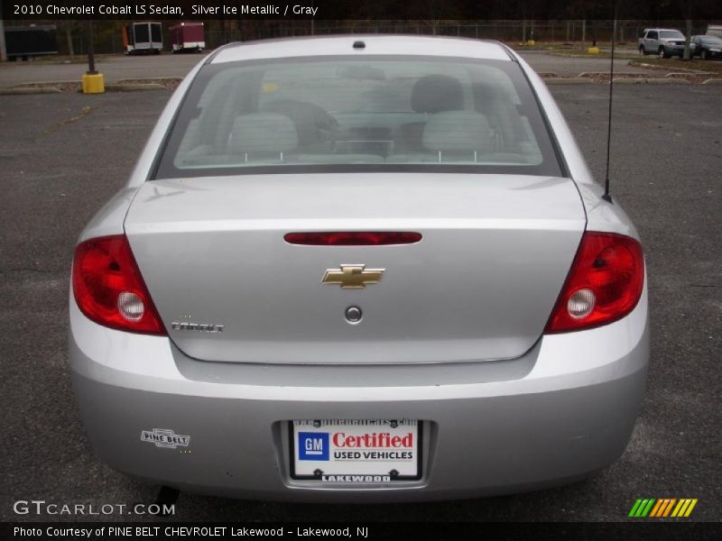 Silver Ice Metallic / Gray 2010 Chevrolet Cobalt LS Sedan